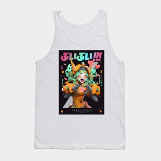 Parasite Doll in love  - Cr8zy in love Collection | Anime Manga 3D Design | PROUD OTAKU Tank Top